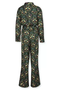 Jumpsuit Flirting Birds Groen