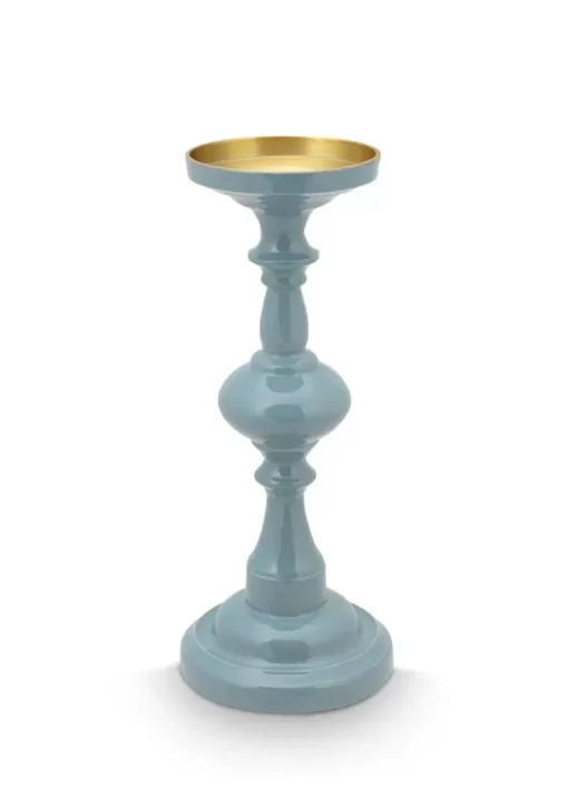 Kandelaar Blauw 34 Cm