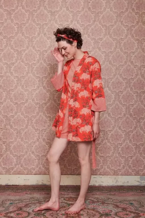 Kimono Flora Firenze Koraal
