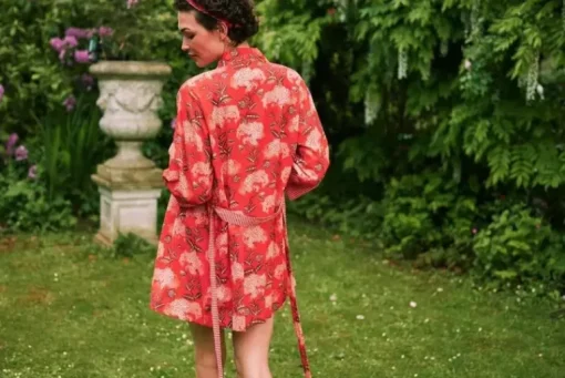 Kimono Flora Firenze Koraal