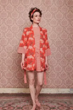 Kimono Flora Firenze Koraal