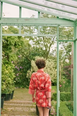 Kimono Flora Firenze Koraal