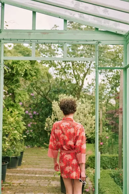 Kimono Flora Firenze Koraal
