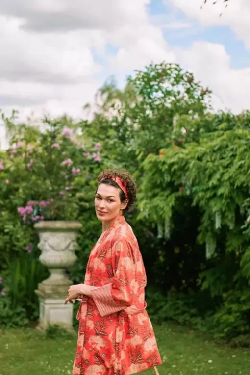 Kimono Flora Firenze Koraal