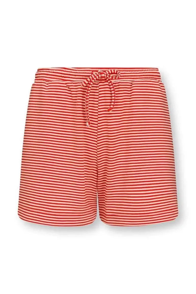 Korte Broek Little Sumo Stripe Koraal
