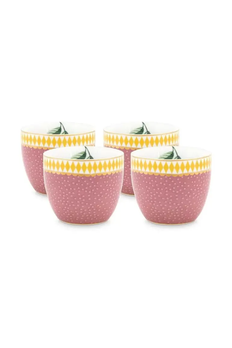 La Majorelle Set/4 Eierdopjes Roze