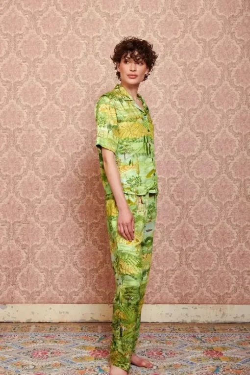 Lange Broek Toscana Groen