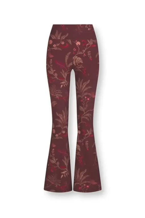 Lange Flared Sportlegging Isola Donker