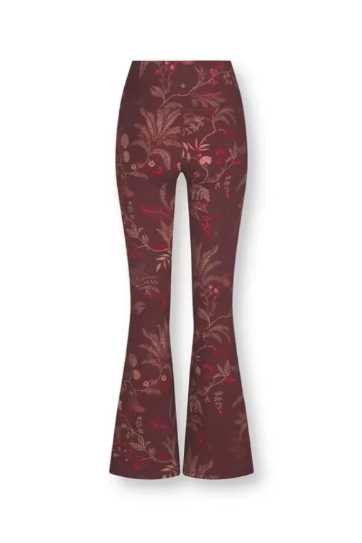 Lange Flared Sportlegging Isola Donker