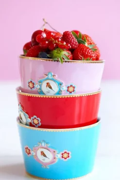 Love Birds Kom Roze 15 Cm
