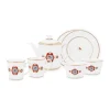 Love Birds Ontbijtset/7 Wit