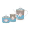 Love Birds Thee Set/3 Blauw/Khaki