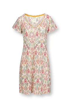 Nachthemd Korte Mouw Primavera Wit