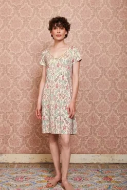 Nachthemd Korte Mouw Primavera Wit