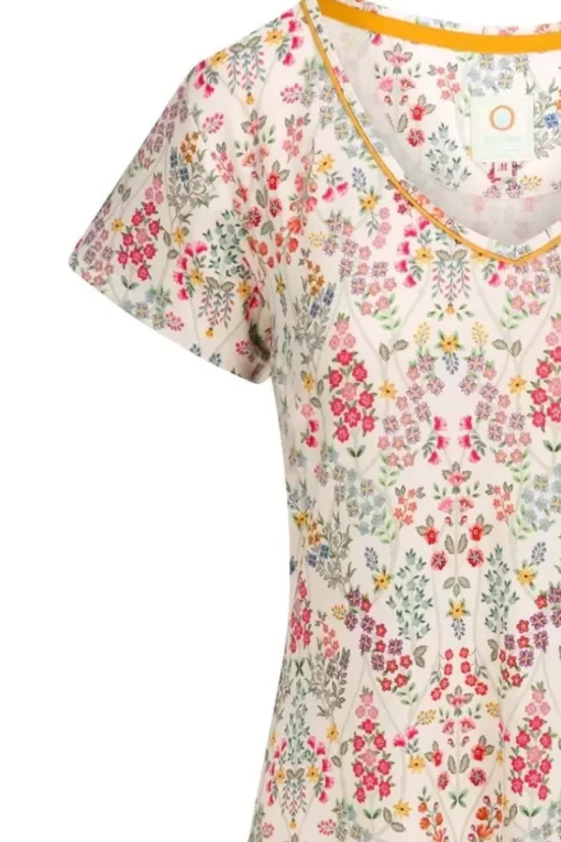 Nachthemd Korte Mouw Primavera Wit