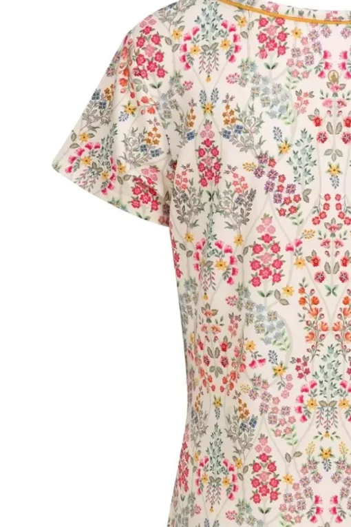 Nachthemd Korte Mouw Primavera Wit