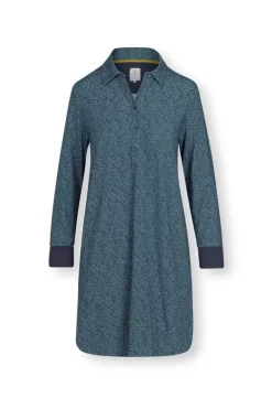 Nachthemd Lange Mouw Leafy Dots