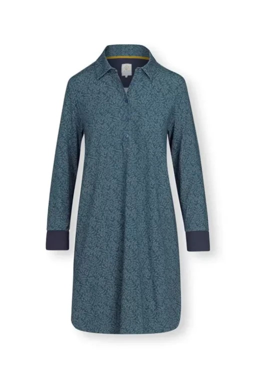Nachthemd Lange Mouw Leafy Dots