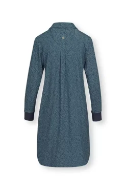 Nachthemd Lange Mouw Leafy Dots