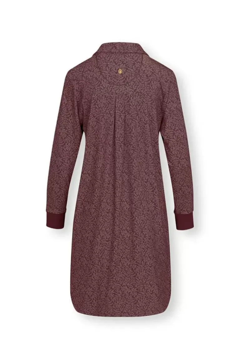 Nachthemd Lange Mouw Leafy Dots Terra