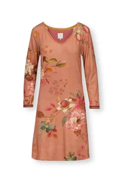 Nachthemd Lange Mouw Tokyo Bouquet Terra Roze