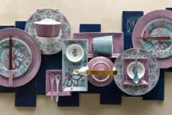 Oriental Flower Festival Set/4 Mokken