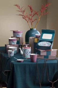 Oriental Flower Festival Set/4 Mokken