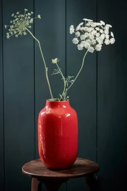 Ovale Vaas Metaal 30 Cm