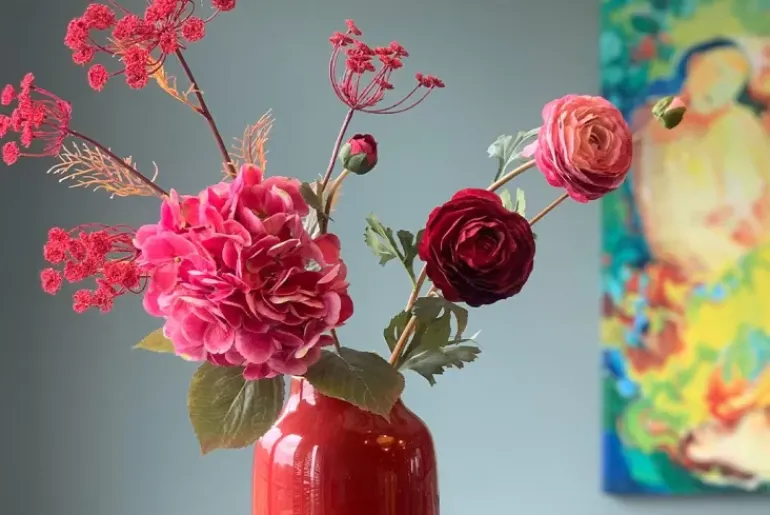 Ovale Vaas Metaal 30 Cm