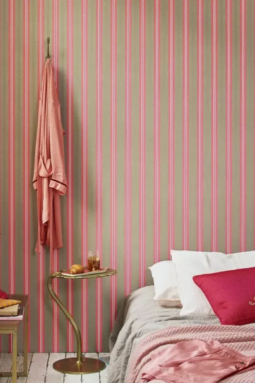 Pip Studio Blurred Lines Vliesbehang /Roze