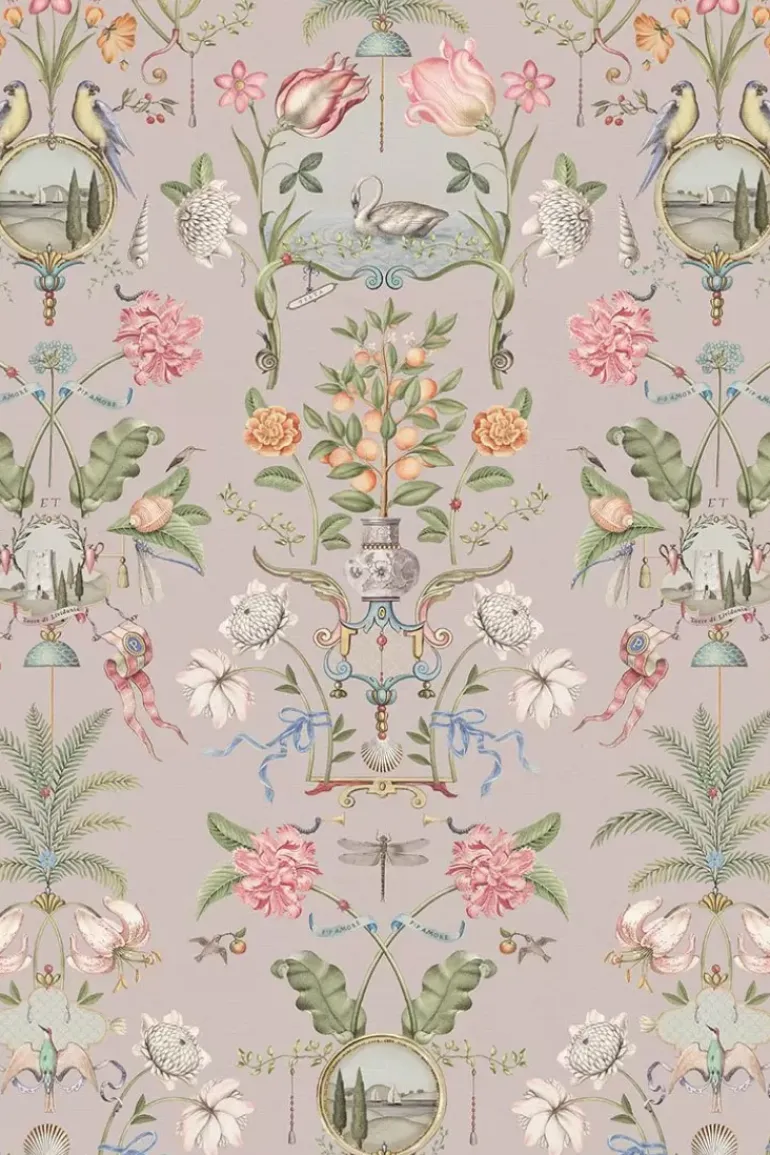 Pip Studio Festa Di Lividonia Infinito Wallpower Licht Mauve