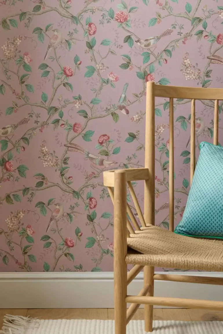 Pip Studio Good Nightingale Vliesbehang Mauve