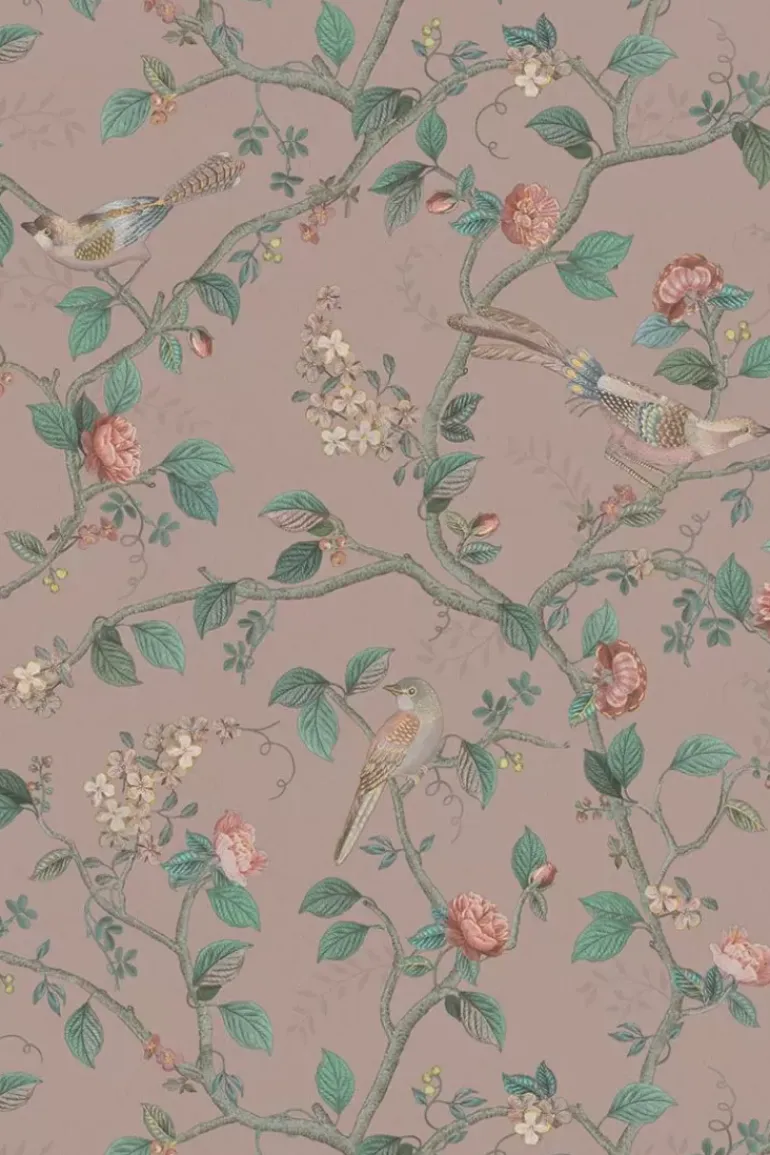 Pip Studio Good Nightingale Vliesbehang Mauve