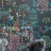 Pip Studio Pip Garden Infinito Wallpower Donker Blauw