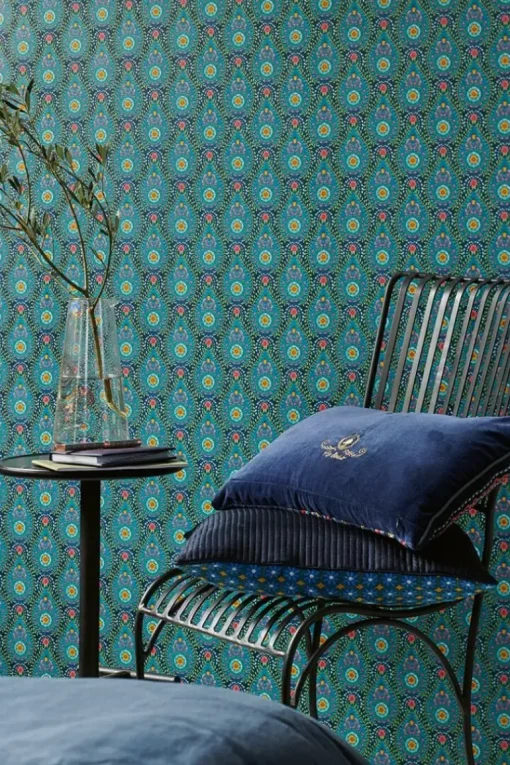 Pip Studio Raindrops Vliesbehang Donker