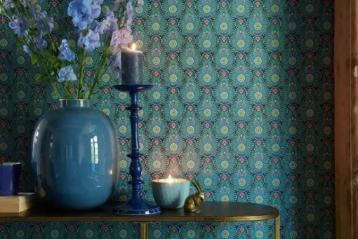 Pip Studio Raindrops Vliesbehang Donker