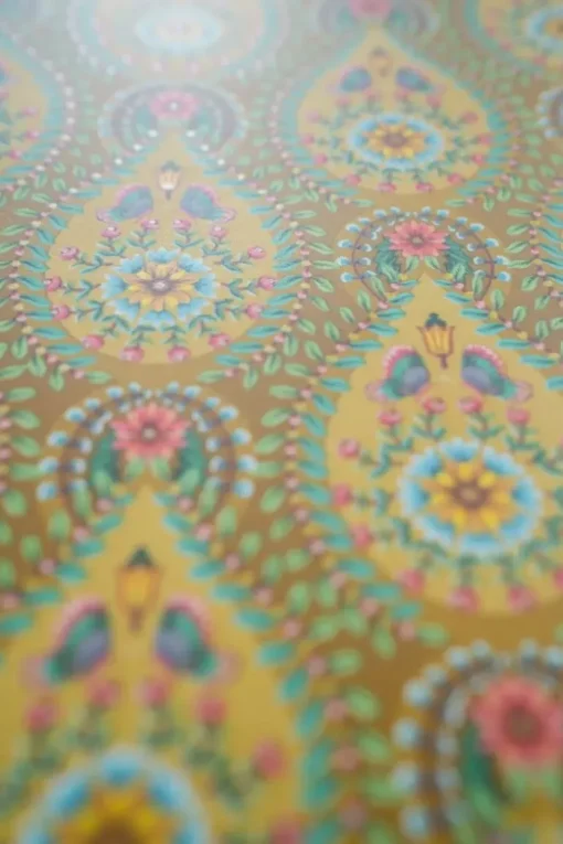 Pip Studio Raindrops Vliesbehang /Oker