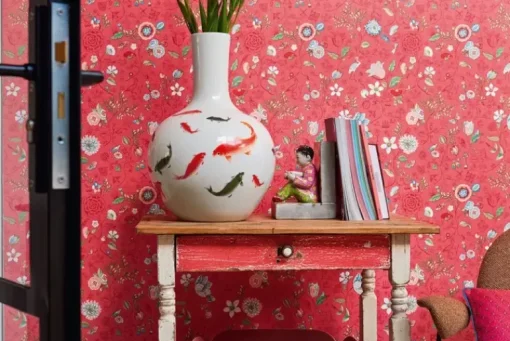 Pip Studio Spring To Life Vliesbehang /Roze