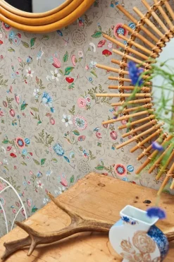 Pip Studio Spring To Life Vliesbehang Khaki