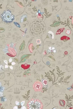 Pip Studio Spring To Life Vliesbehang Khaki