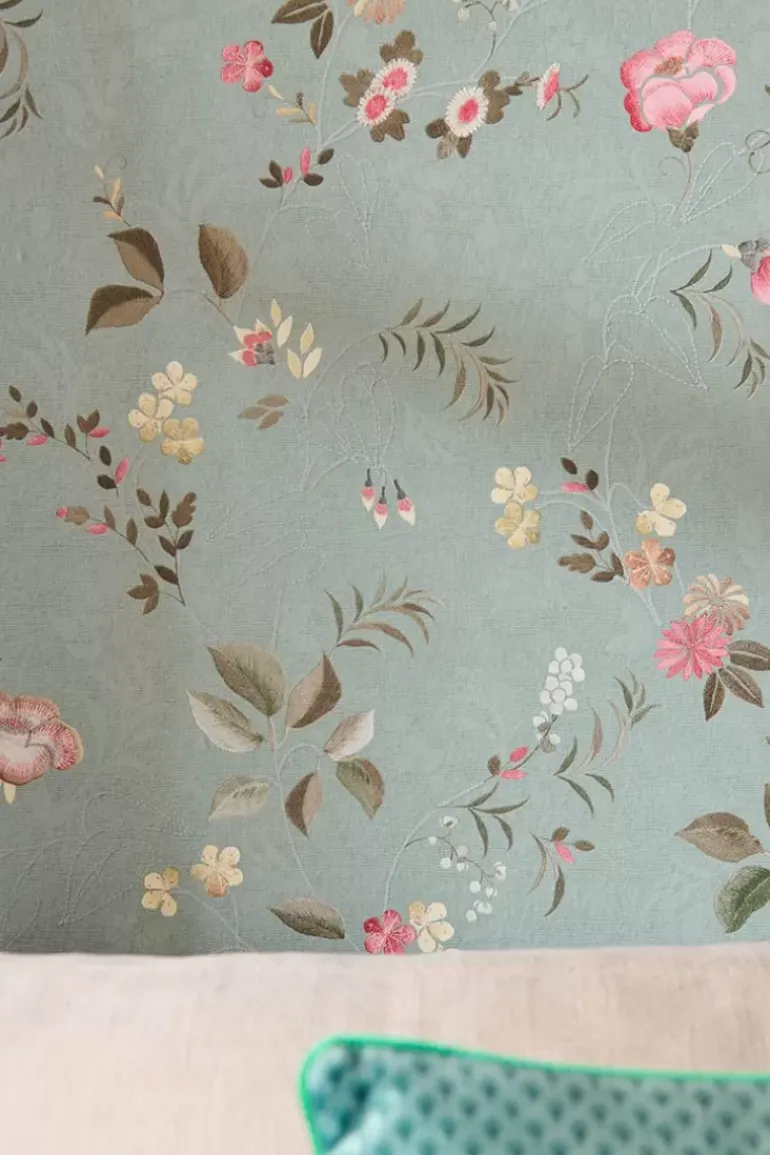 Pip Studio Tokyo Blossom Vliesbehang Jade