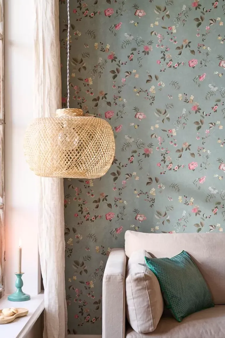 Pip Studio Tokyo Blossom Vliesbehang Jade