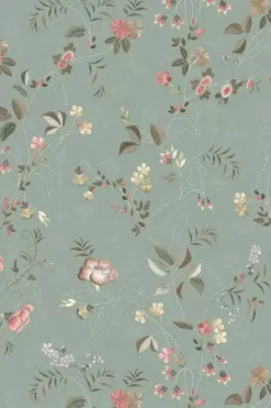 Pip Studio Tokyo Blossom Vliesbehang Jade