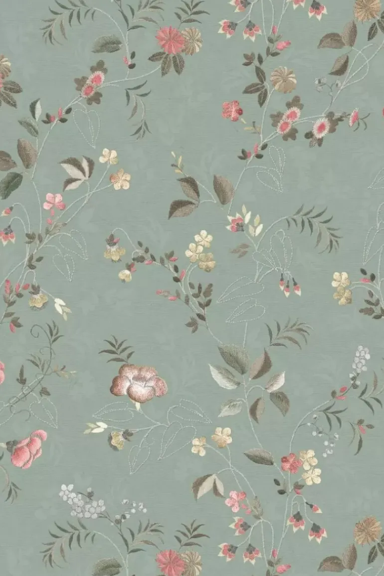 Pip Studio Tokyo Blossom Vliesbehang Jade