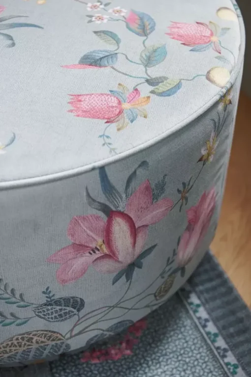 Poef Large Fleur Grandeur Groen