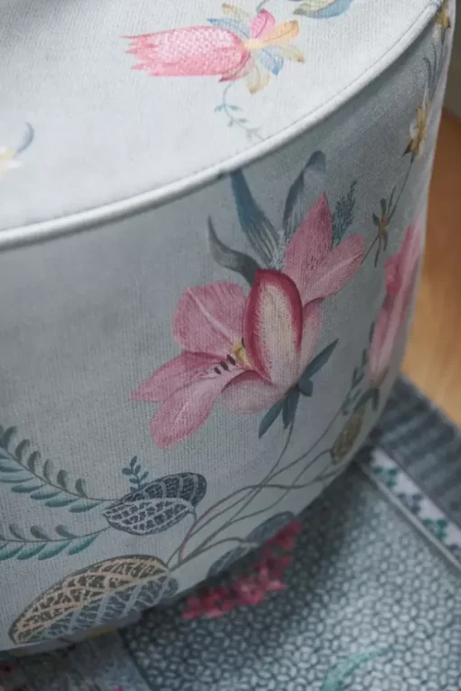 Poef Large Fleur Grandeur Groen