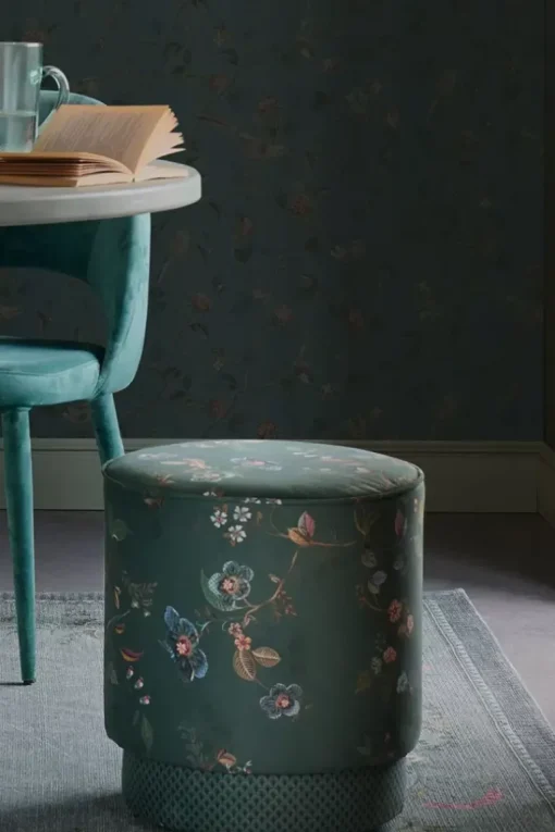 Poef Medium Kawai Flower Groen