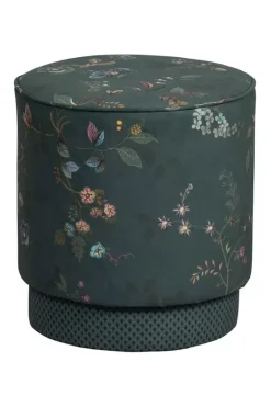Poef Medium Kawai Flower Groen