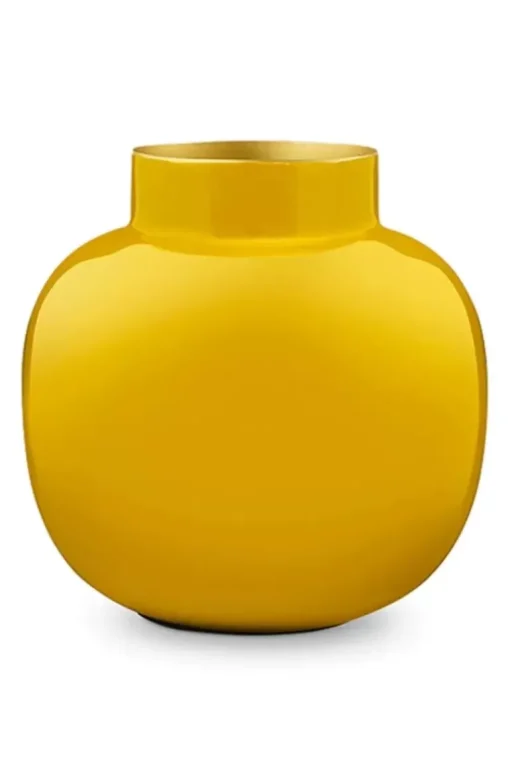 Ronde Vaas Metaal 25 Cm