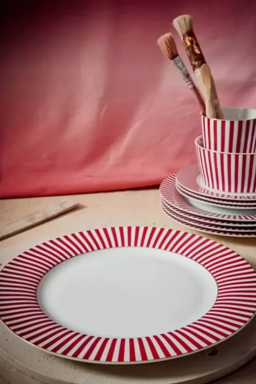 Royal Stripes Dinerbord Donker 26.5Cm
